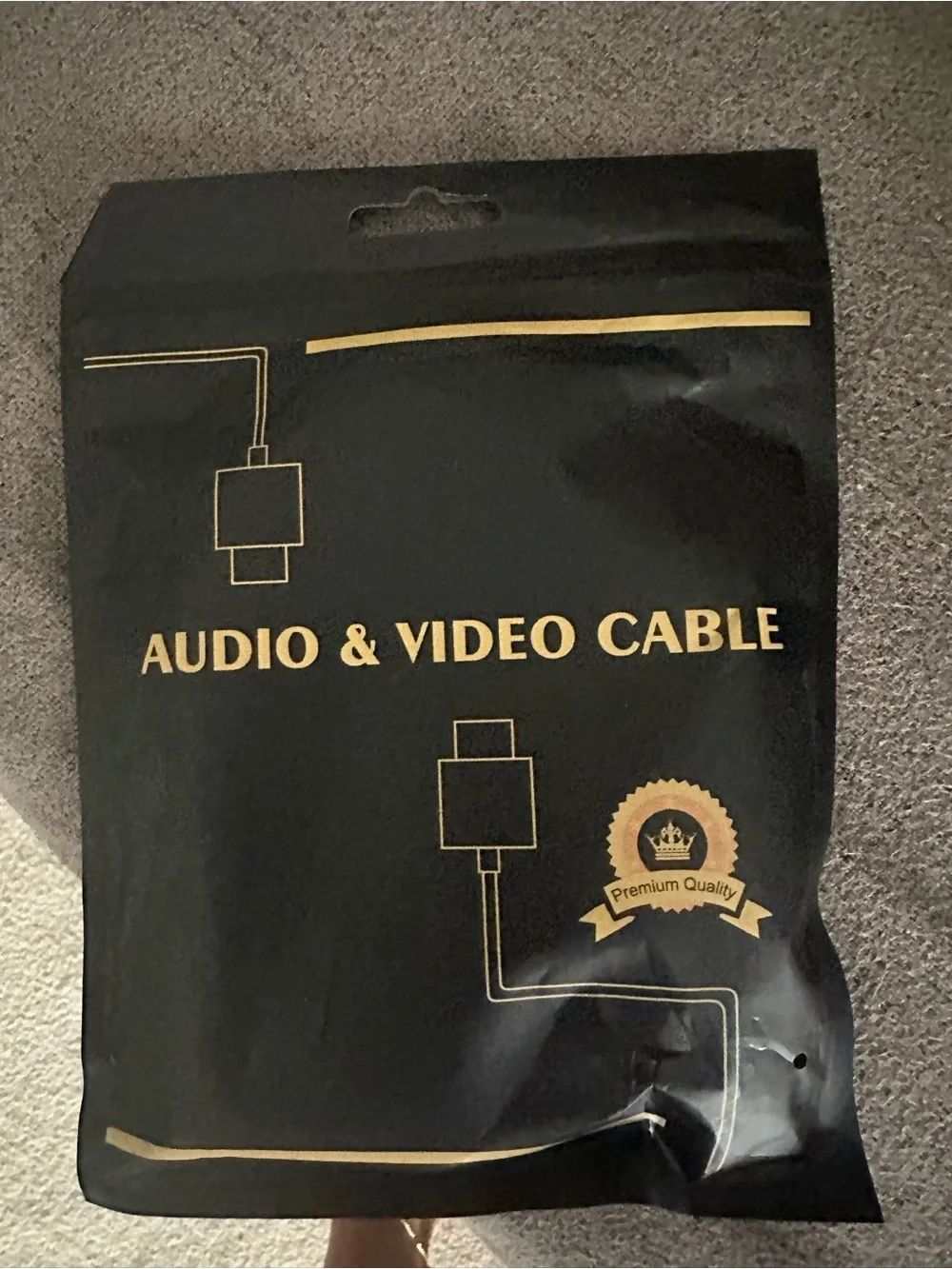 Black Audio & Video HDMI Cable 2.2- Premium Quality. 3.3FT with ROKU TV. NEW!!